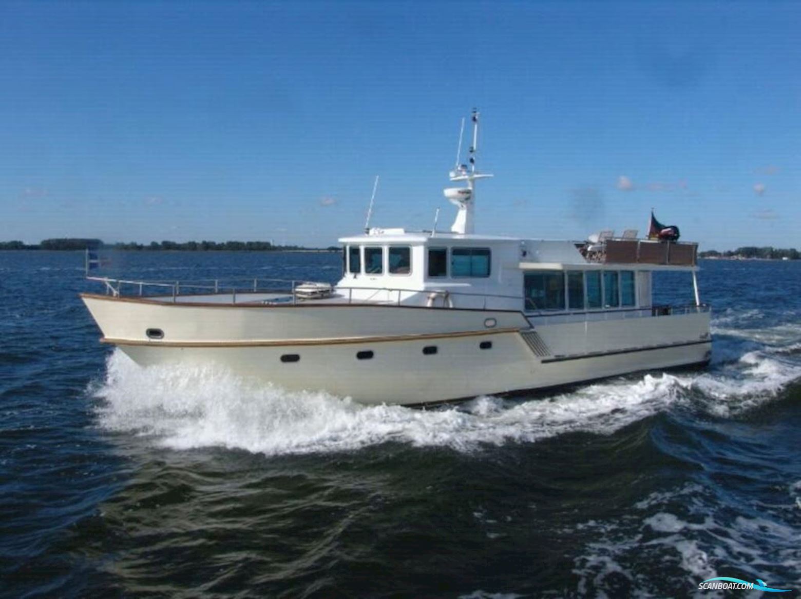 Kunya-Werft Pilot House ALU Motorbåd 1995, med Volvo motor, Tyskland