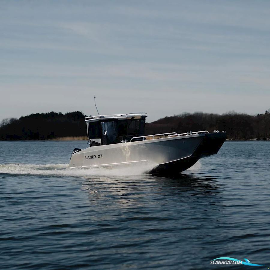 Landx X7 Aluminium Landing Craft Motorbåd 2023, med Mercury 4 Stroke motor, Estland