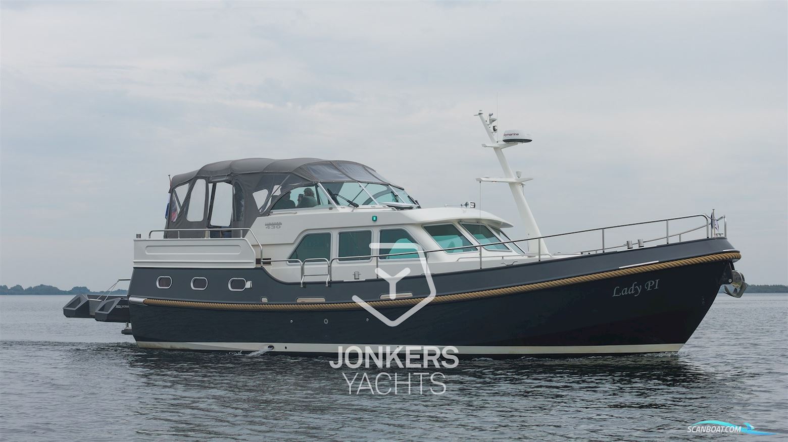 Linssen Grand Sturdy 430 AC Mkii ''Twin & Stabilizers"' Motorbåd 2007, med Vetus Deutz DT 44 motor, Holland