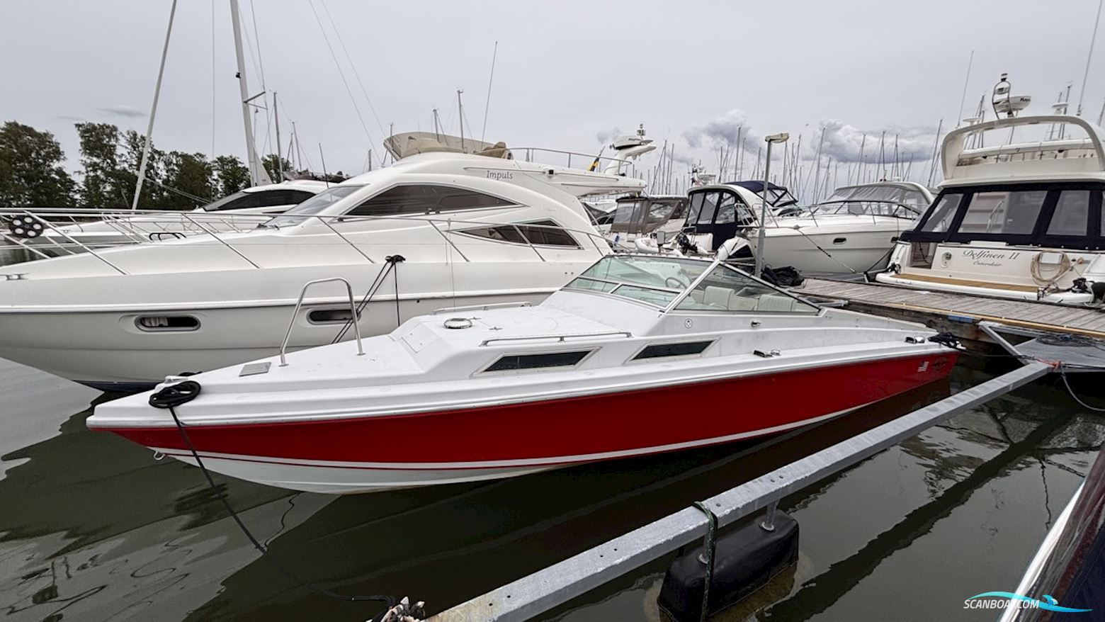 Maltese 27 Sport Motorbåd 1973, med 2× Mercruiser 350 Magnum (520 hk) motor, Sverige