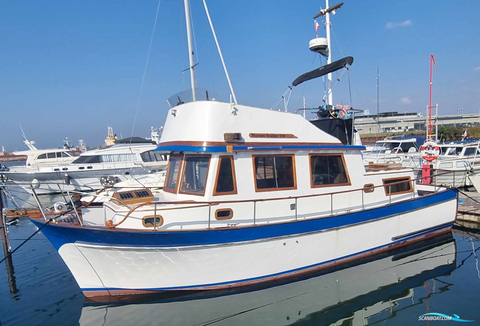 Marine Trader 34 Double Cabin Motorbåd 1978, med Ford motor, Danmark
