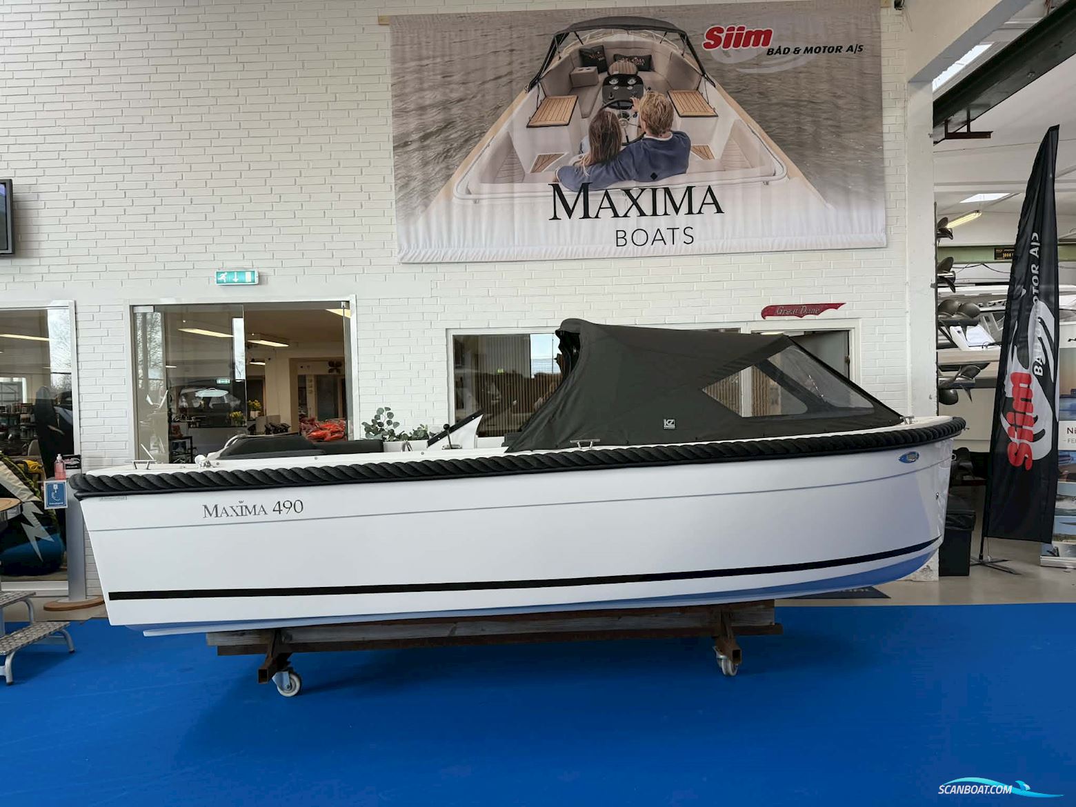 Maxima 490 XL Motorbåd 2026, med Mercury 20 hk 4-Takt motor, Danmark