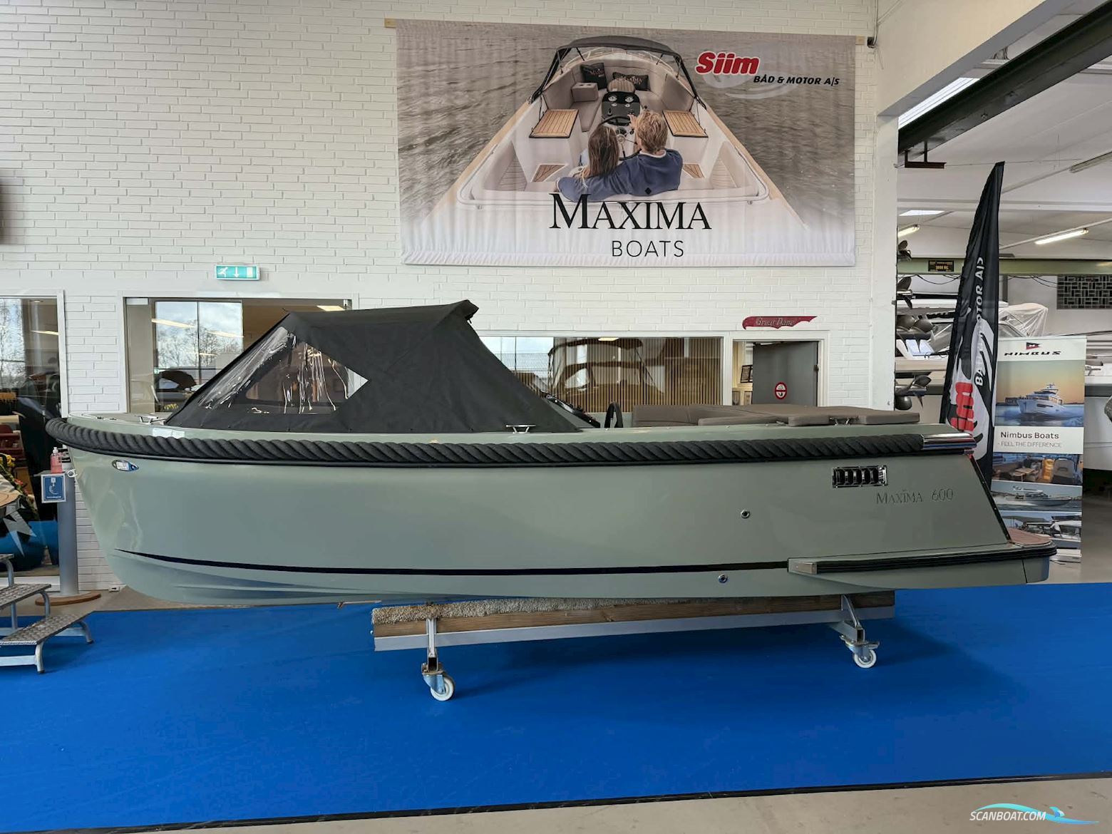Maxima 600 Motorbåd 2026, med Mercury 20 hk 4-takt motor, Danmark