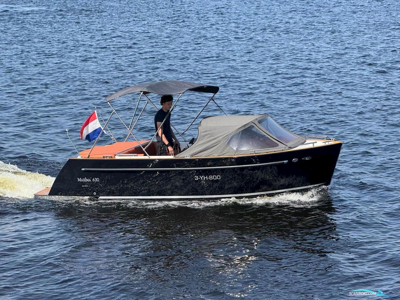 Maxima 630 Tender Met Boegschroef Motorbåd 2024, med Suzuki motor, Holland