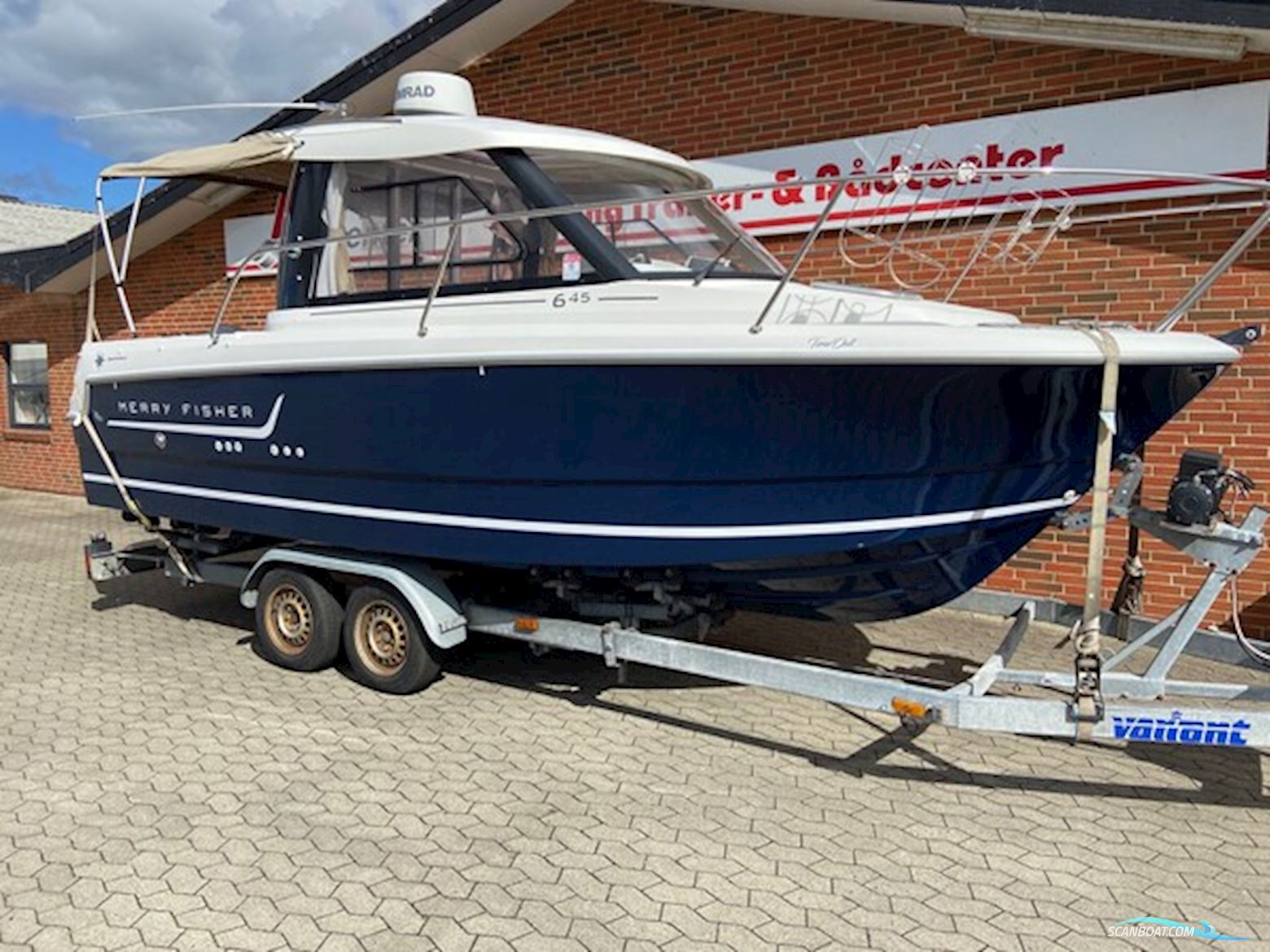 Merryfisher 645 m/Honda F150 hk V-Tec og Variant trailer