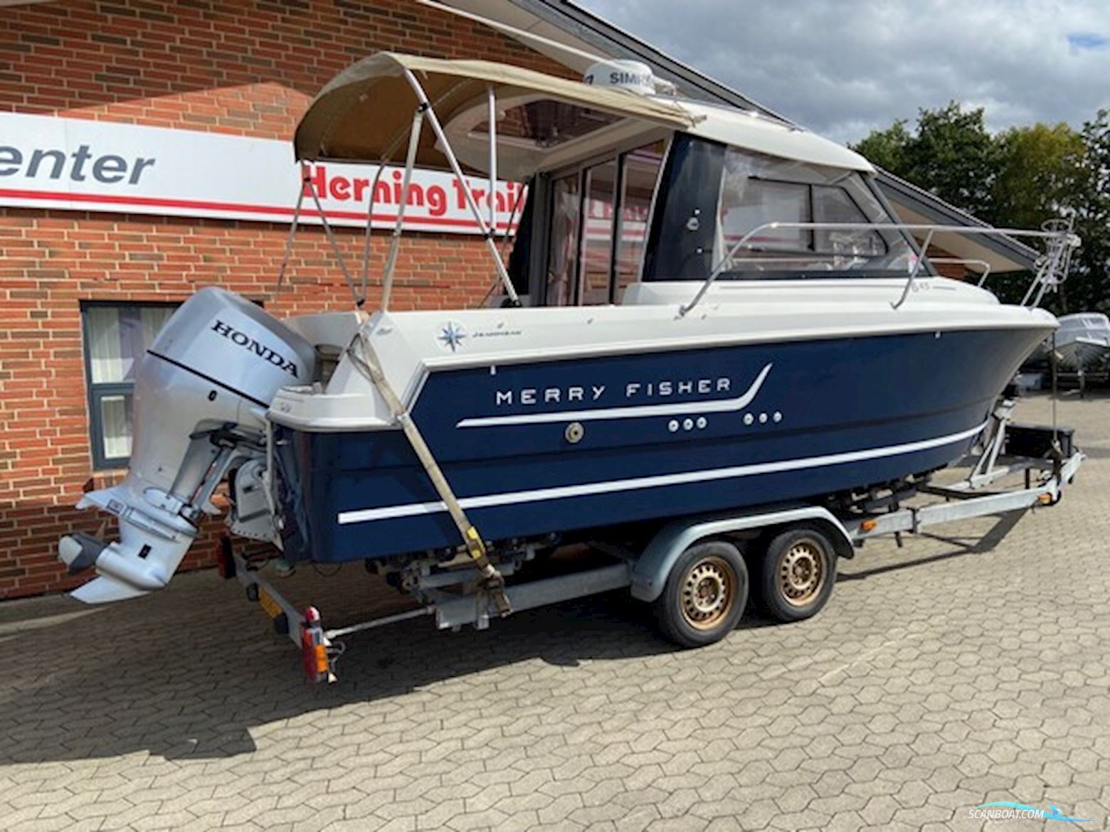 Merryfisher 645 m/Honda F150 hk V-Tec og Variant trailer