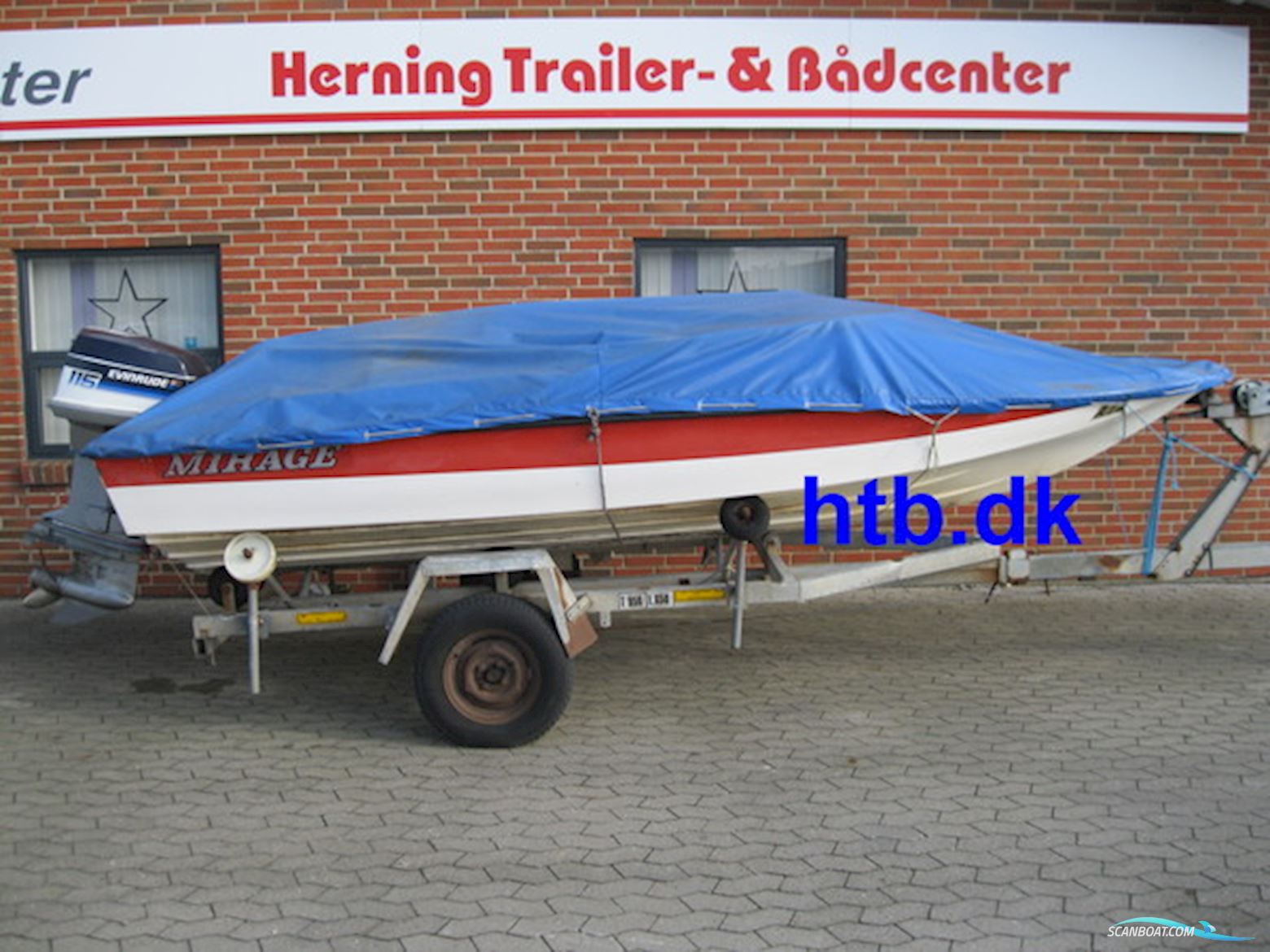 Mirage Powerboat 15,6" m/Evinrude 115 hk V4 - NU Nedsat KR. 10.000,- !