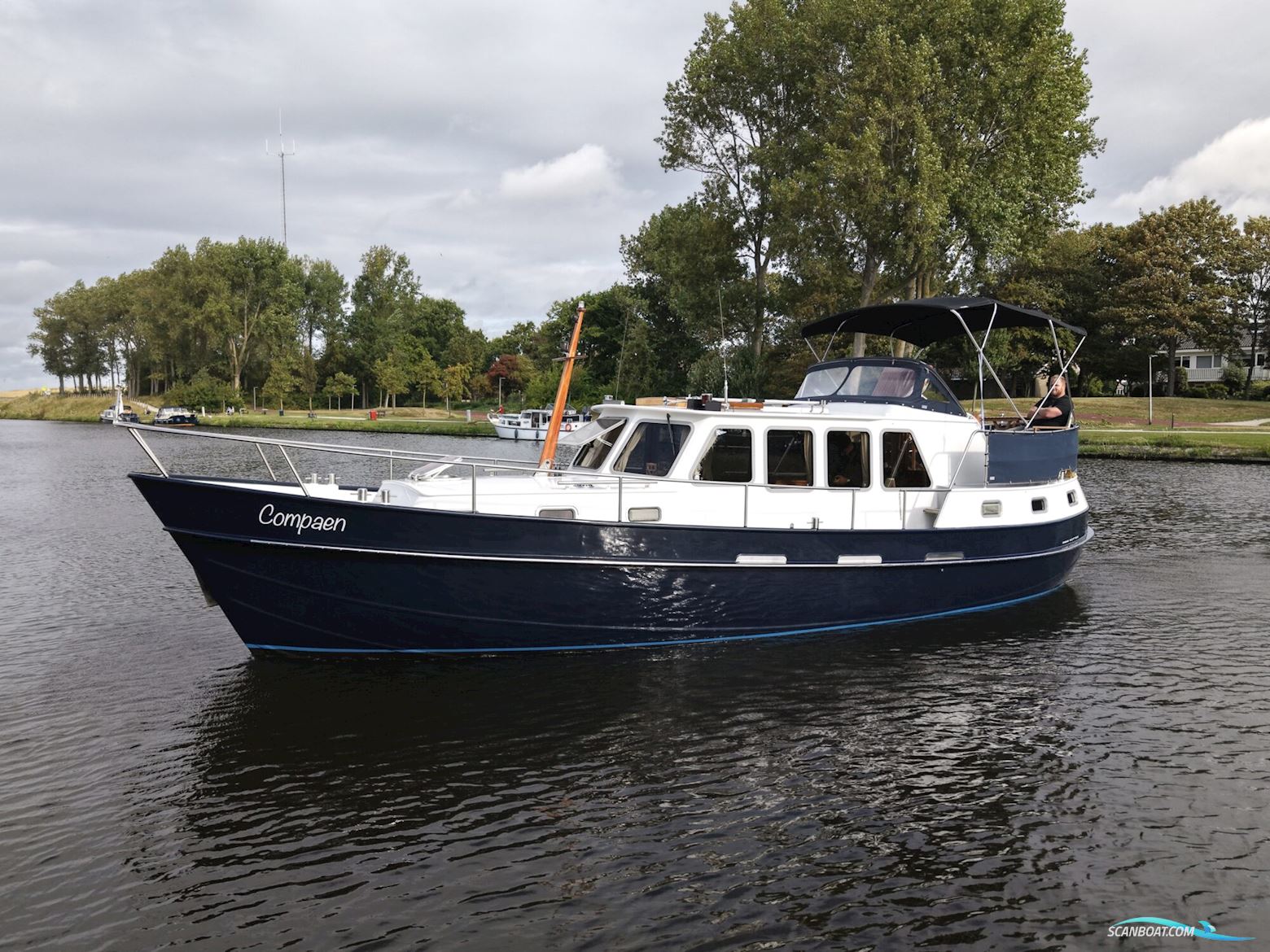 Molenmaker & Mantel Kotter 11.75 AK Cabrio Motorbåd 1990, med Perkins motor, Holland