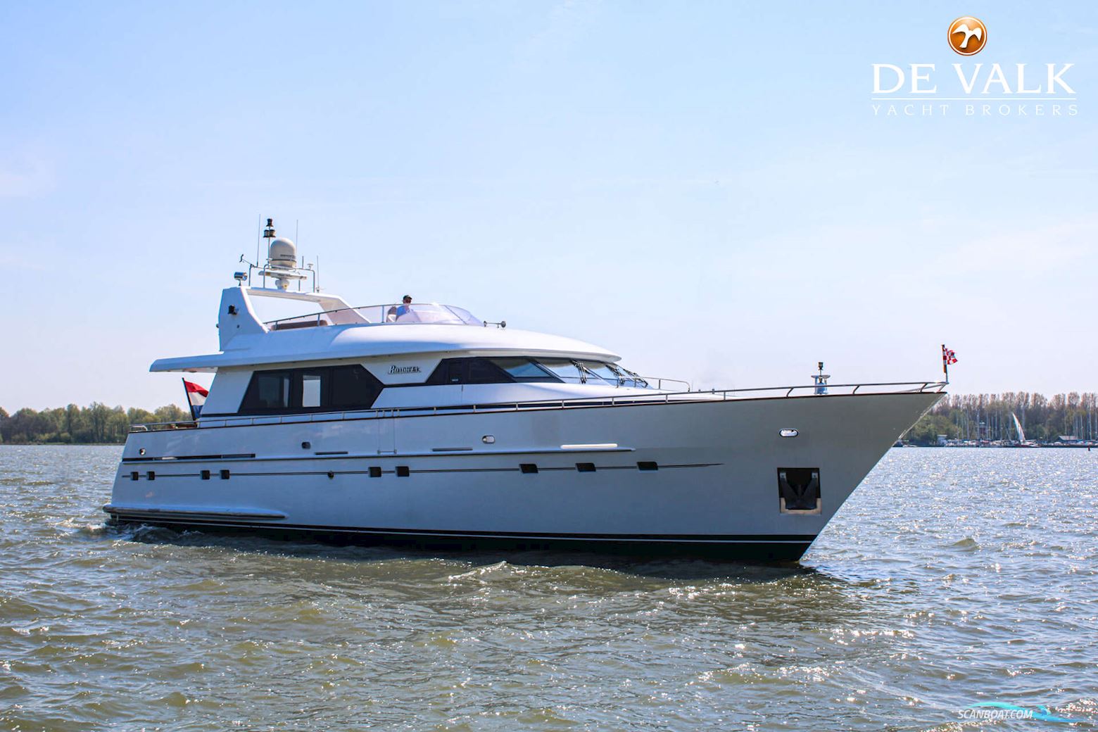 Mulder 74 Flybridge Motorbåd 2000, med Volvo Penta motor, Holland