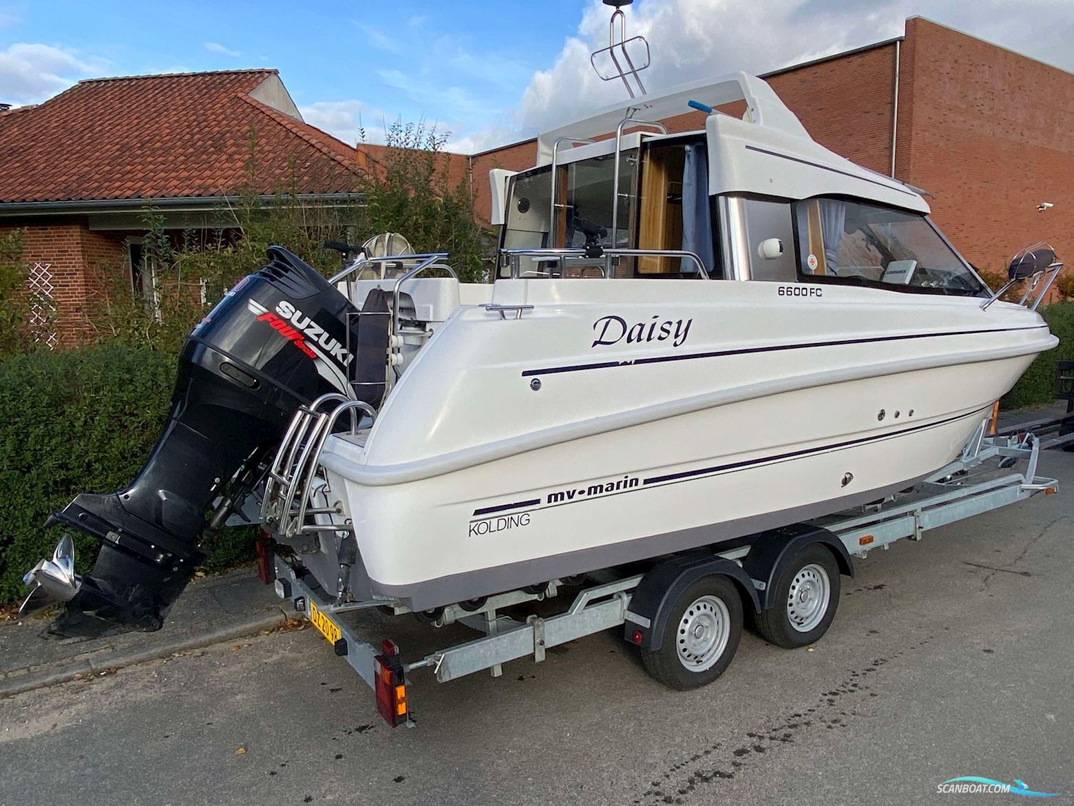 MV-Marin 6600 FC Motorbåd 2008, med Suzuki DF150 4 Takt motor, Danmark