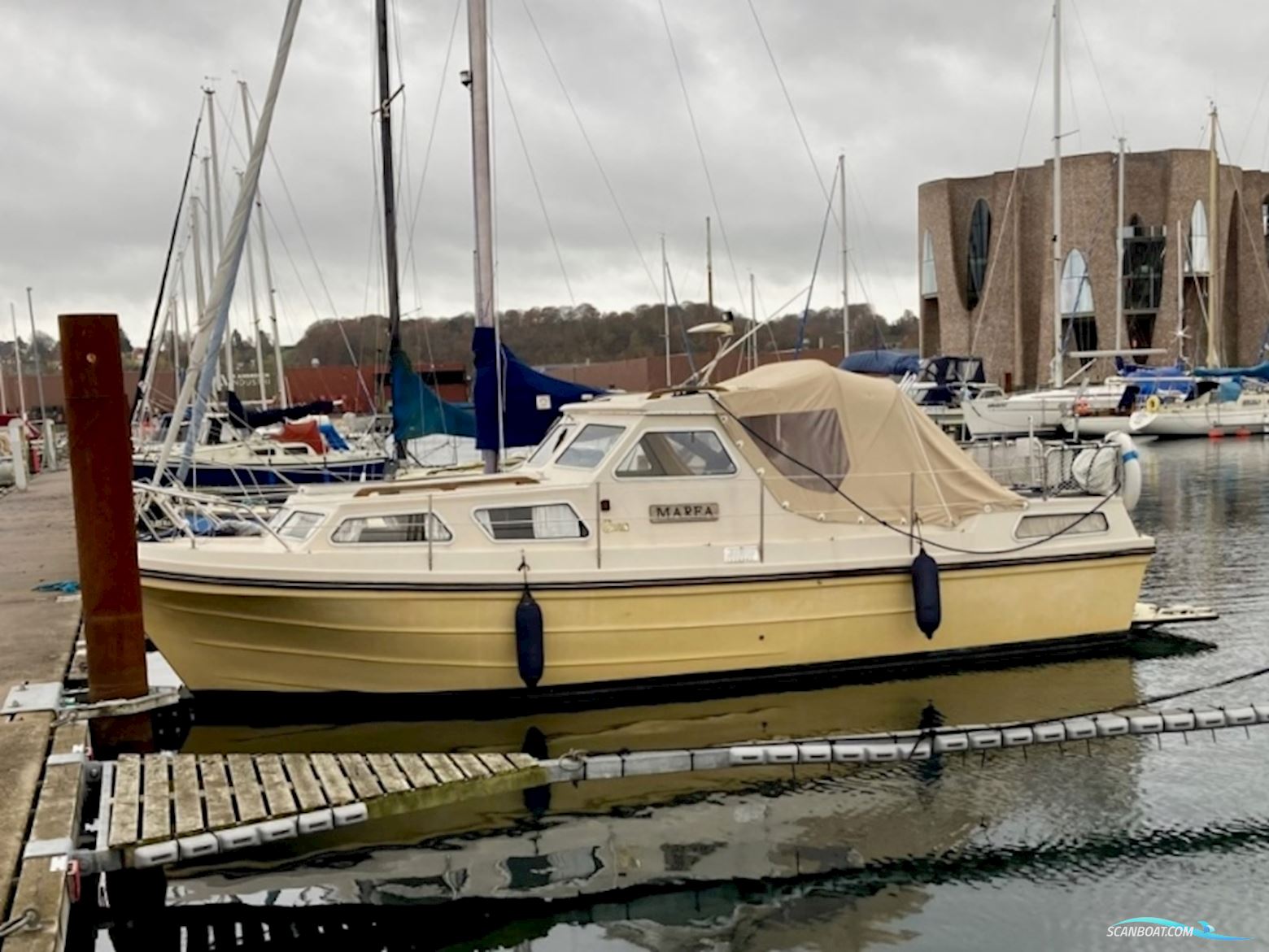 Myra 25 Motorbåd 1978, med Perkins motor, Danmark