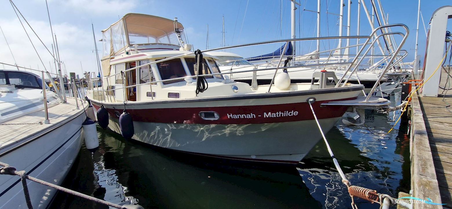 Najad Trawler 37 Motorbåd 1997, med Perkins M135 motor, Danmark