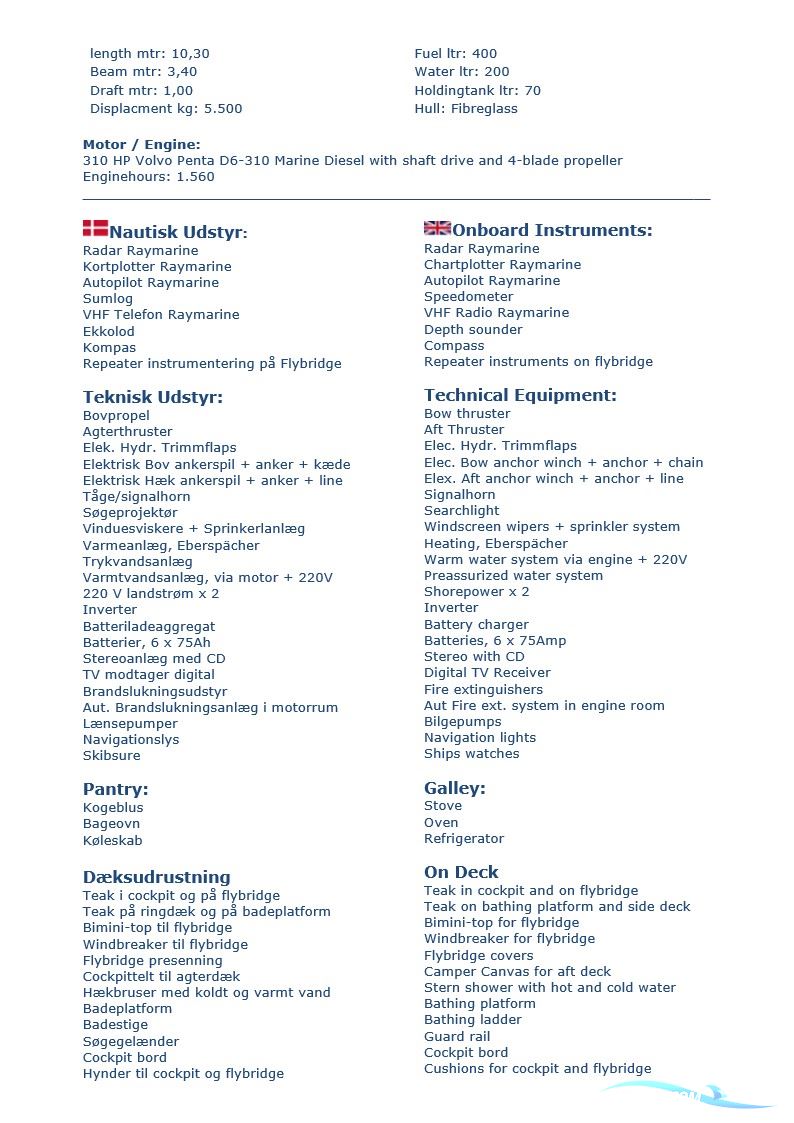 Nimbus 340 Commander