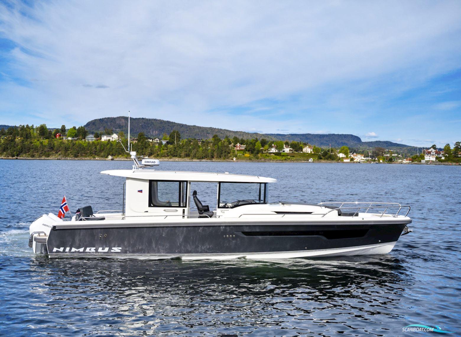 Nimbus C11 Motorbåd 2021, med Mercuri Verado 4,6 V8
 motor, Norge