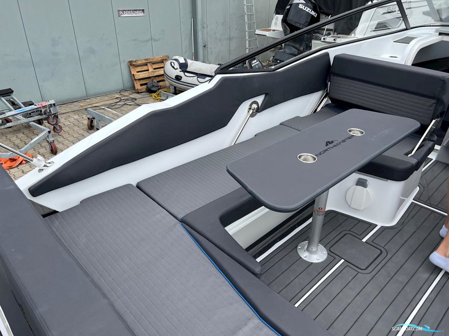 NorthMaster 760 Cruiser. Dit schip is aanwezig op de Suzuki stand van hiswa te water 2026.