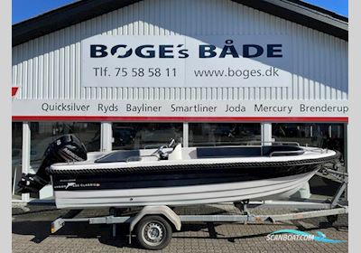 Nydam 500 Classic med 40 hk Mercury-EFI 4 takt og Brenderup trailer - Anvisningssalg Motorbåd 2017, med Mercury motor, Danmark