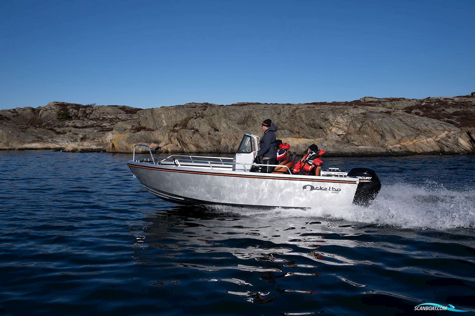 Ockelbo B18CC Motorbåd 2023, med Mercury 100 hk motor, Sverige