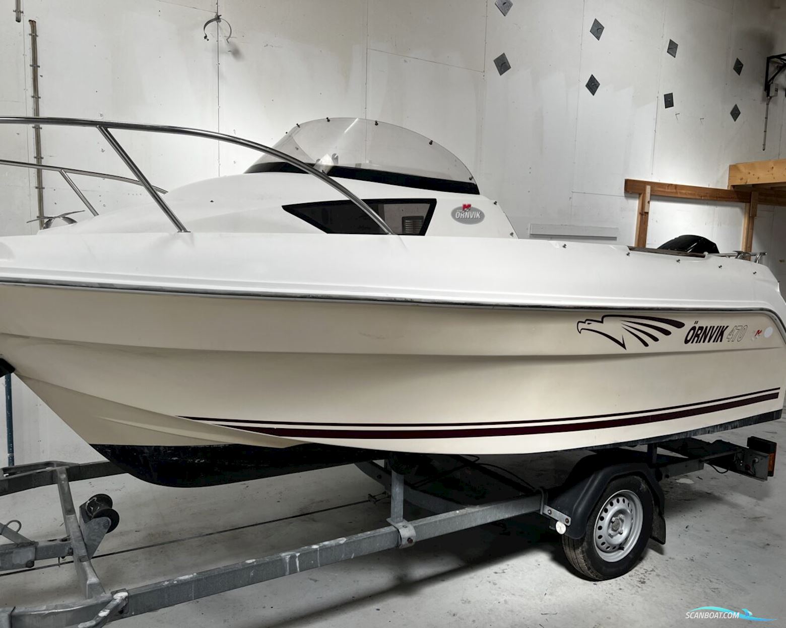 Ørnvik 470 Motorbåd 2002, med Mercury 60 motor, Danmark