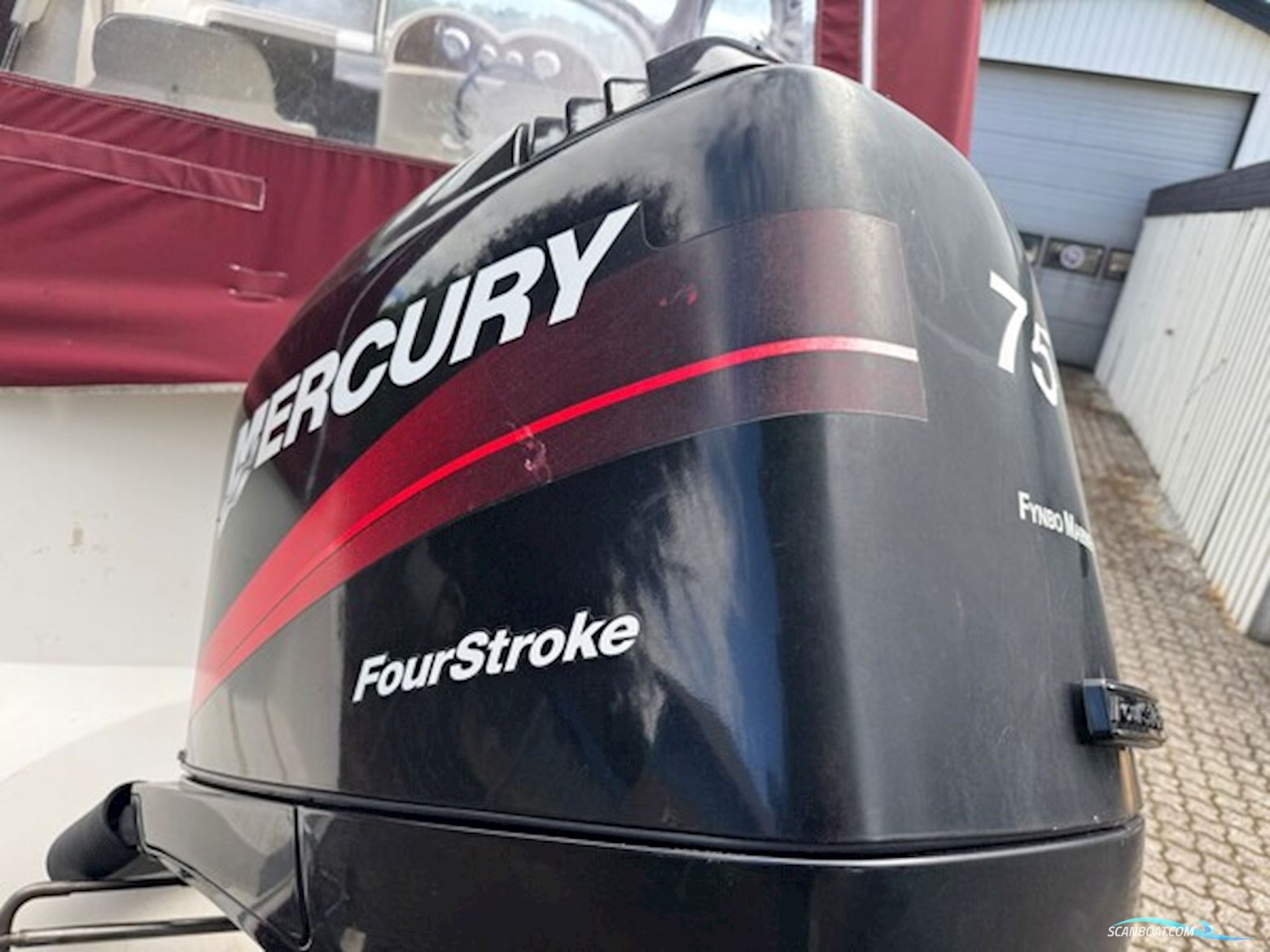 Ørnvik 540 Cruiser Med F75 Mercury 1,6L 16V 4 Takt og 1500 kg Brenderup Trailer