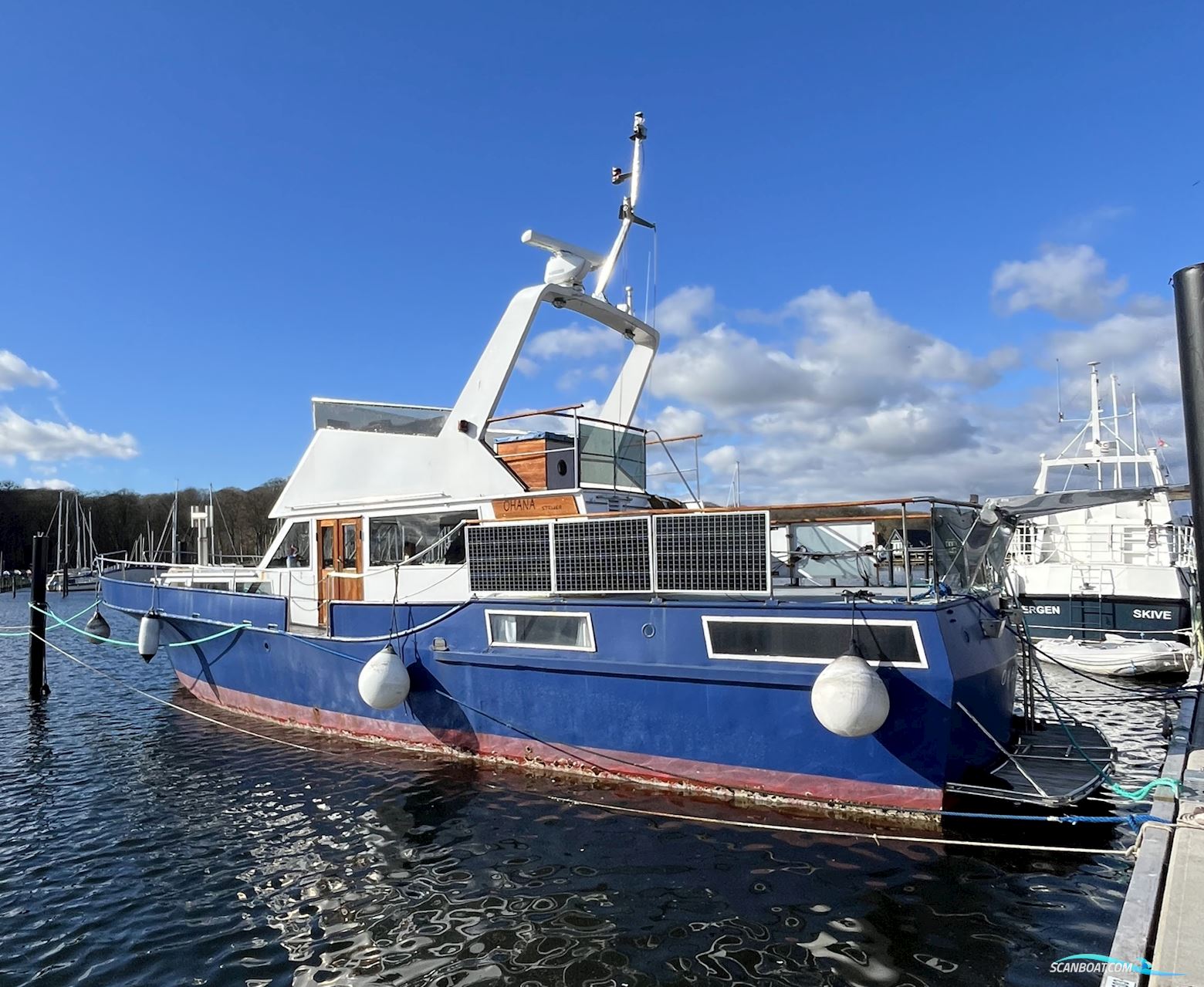 OneOff 45' danskbygget stål motorbåd-1978 Motorbåd 1978, med Volvo Penta TAMD 61A motor, Danmark