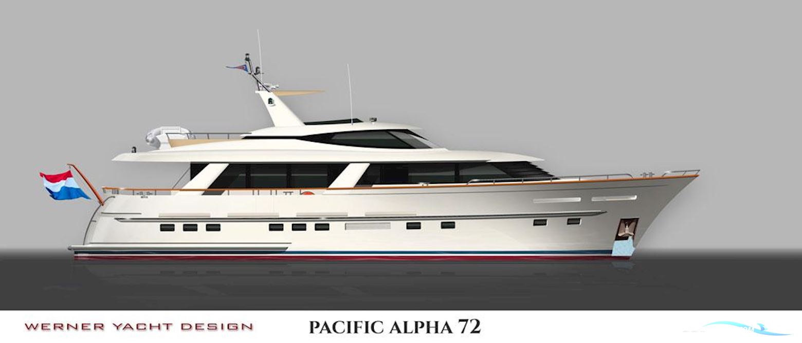Pacific Alpha 72 Motorbåd 2024, med 2 x Volvo Penta or John Deere motor, Holland