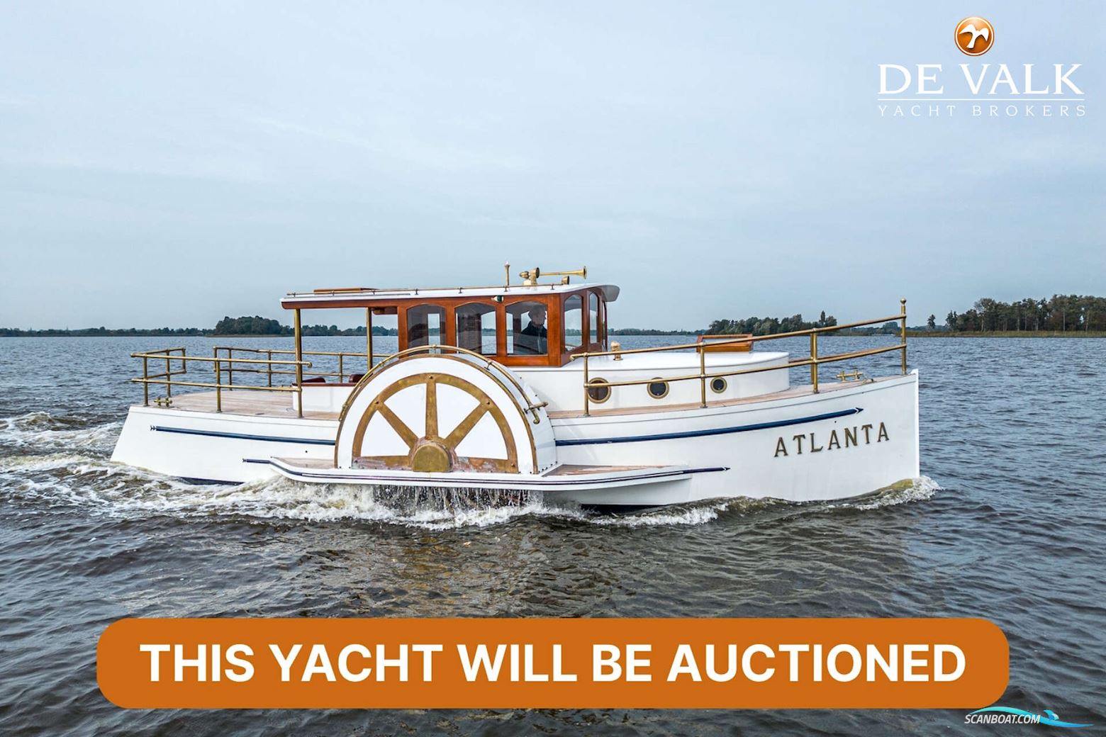 Paddle Wheel Vessel ATLANTA Motorbåd 1992, med Iveco motor, Holland