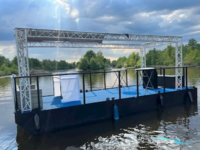 Partyboot Staal Pontoon Motorbåd 2024, med Honda motor, Holland