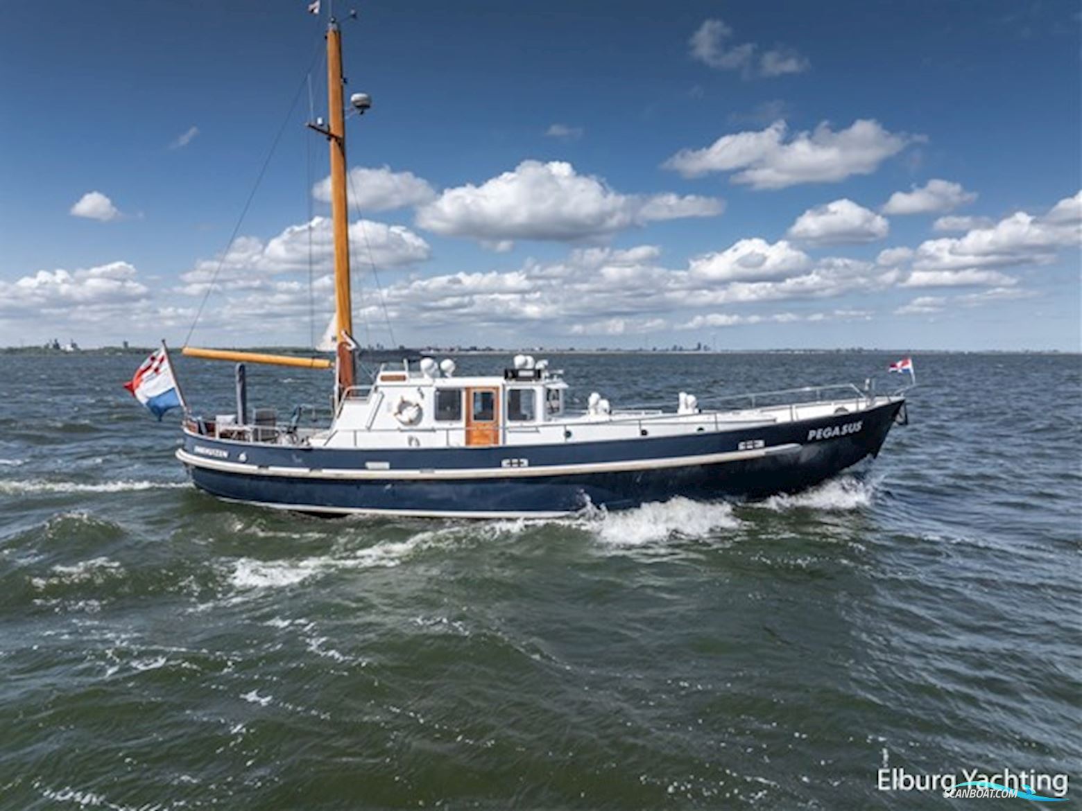 Pegasus II 16.71 - Vluchtschip Motorbåd 1956, Holland