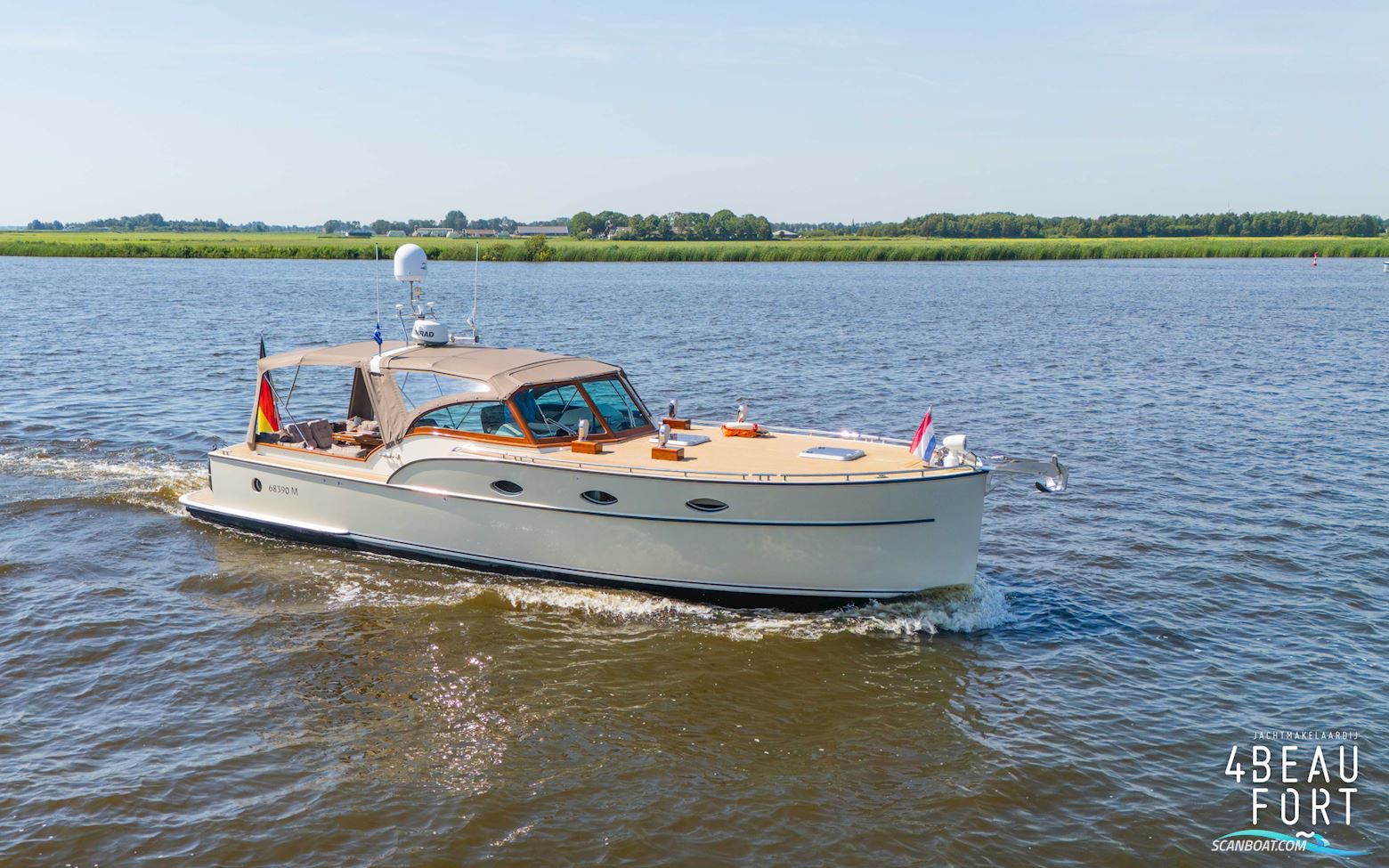 Pieter Beeldsnijder PB Timeless 36 Special Motorbåd 2012, med Volvo-Penta D4-260I-E motor, Holland