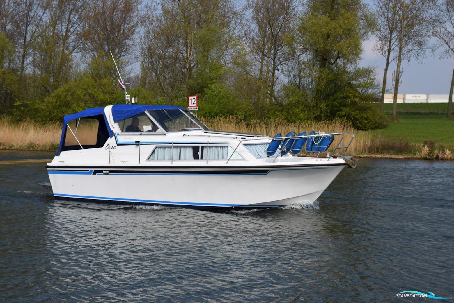 Polaris Manta 860 S Motorbåd 1985, med Volvo Penta Tmd30 Turbo Diesel motor, Holland