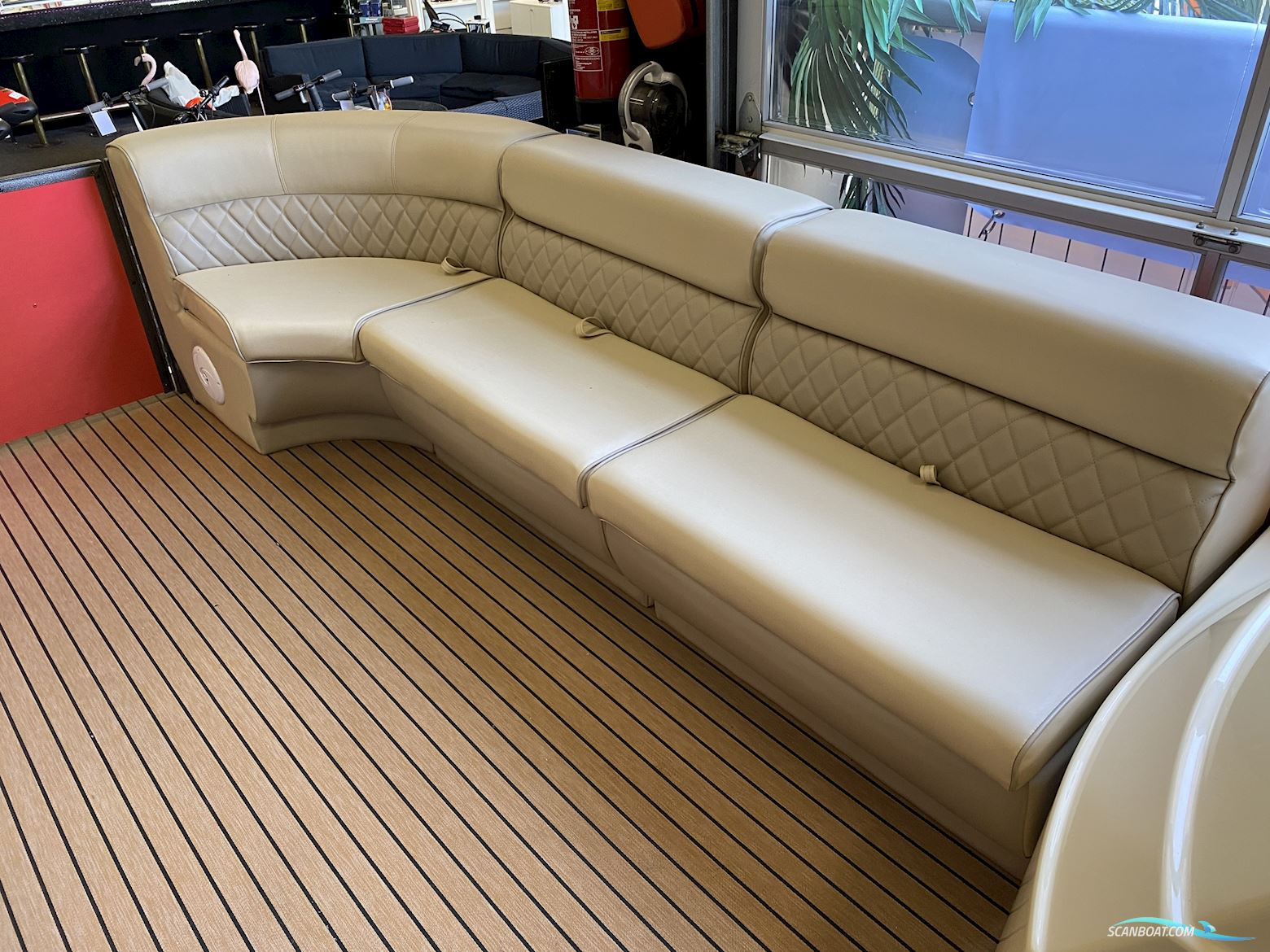 Pontoonboot 25FT 3-Tubes Red