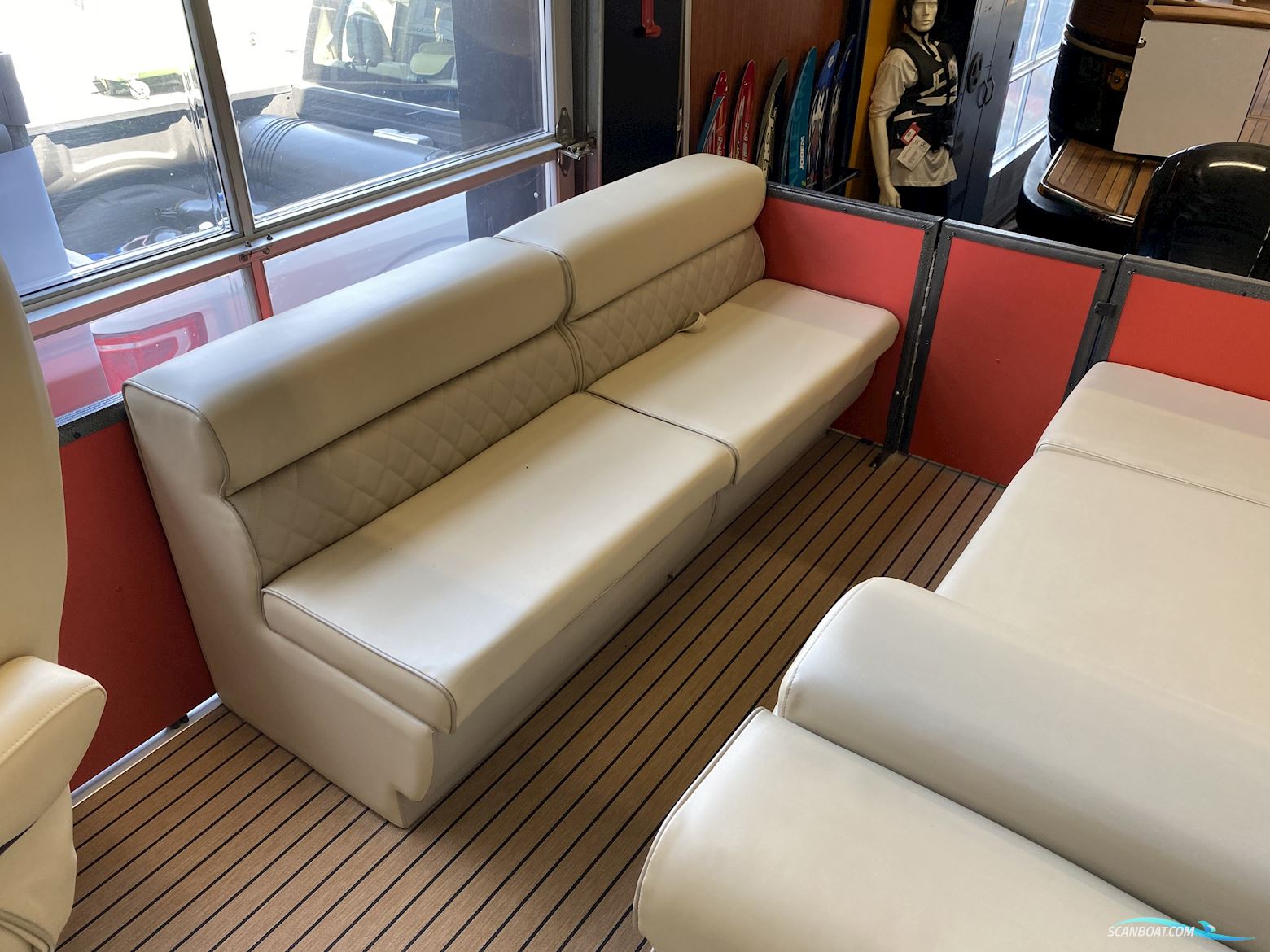 Pontoonboot 25FT 3-Tubes Red