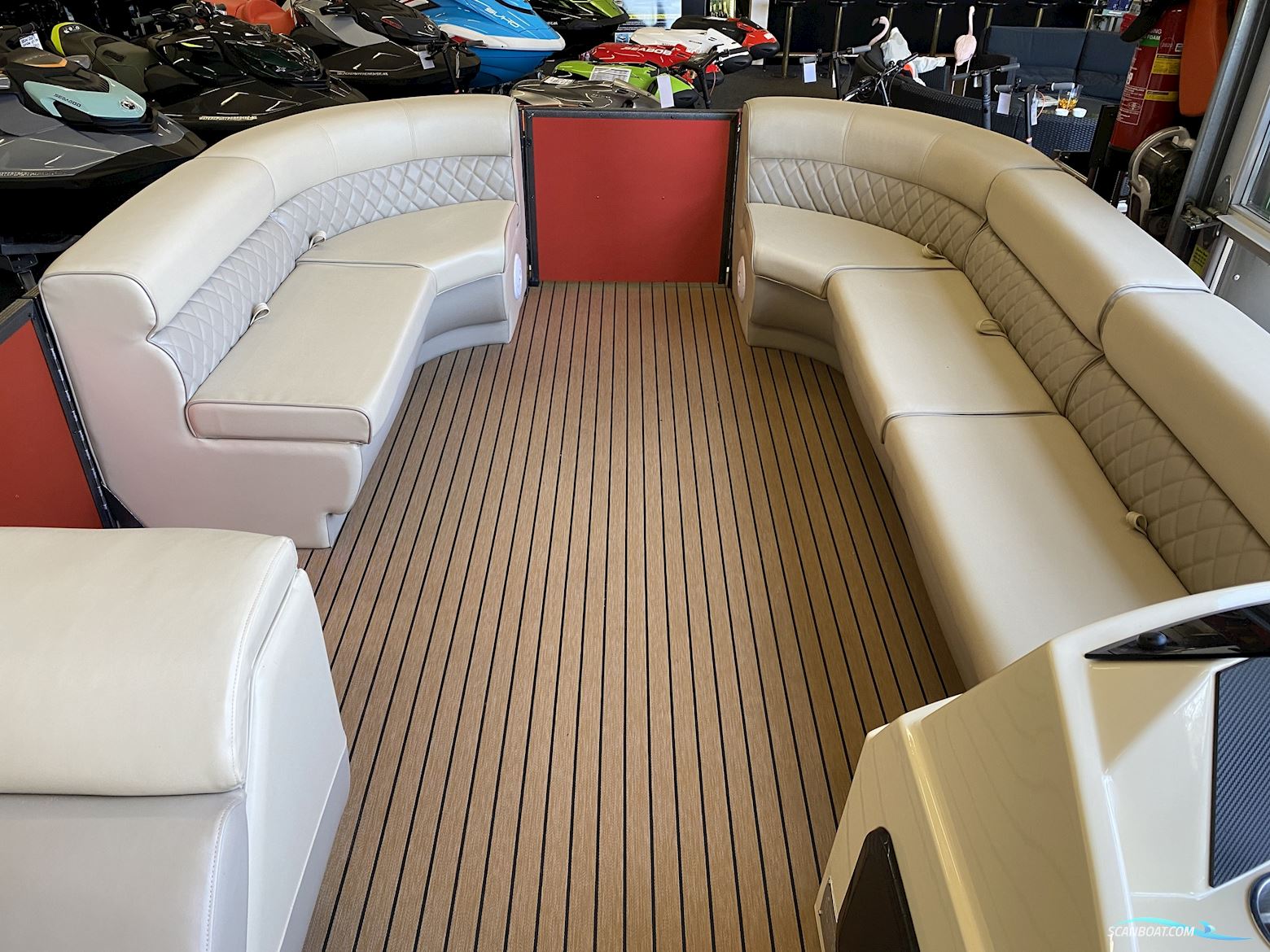 Pontoonboot 25FT 3-Tubes Red