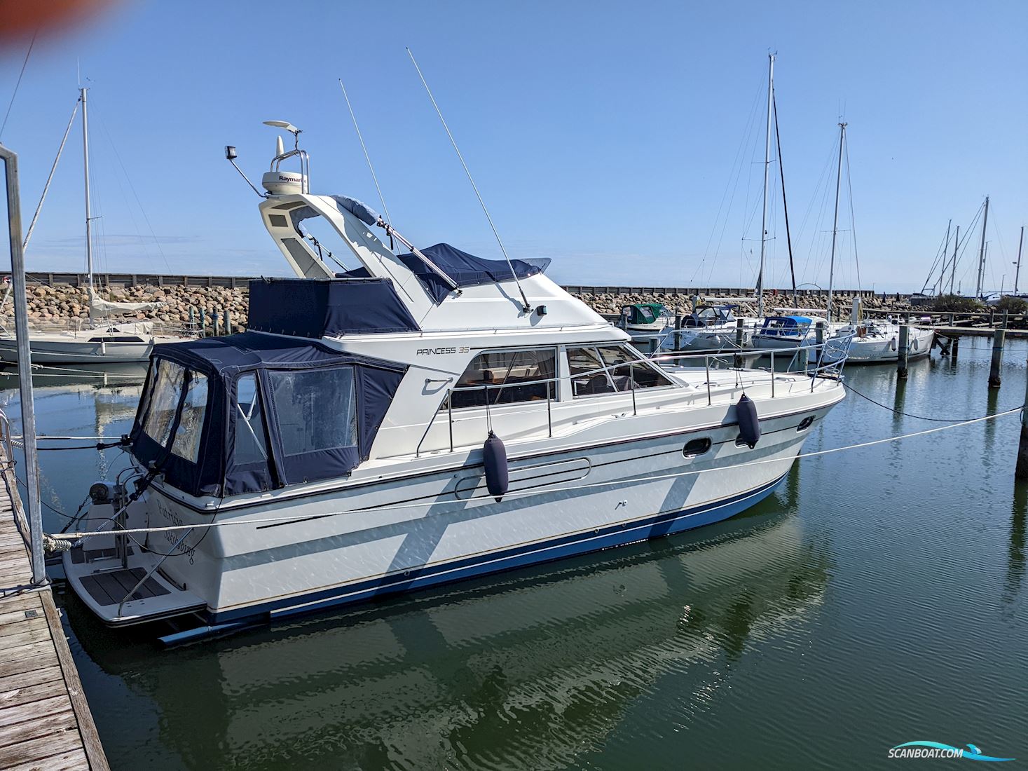 Princess 35 Motorbåd 1987, med Volvo Penta Tamd41A motor, Danmark