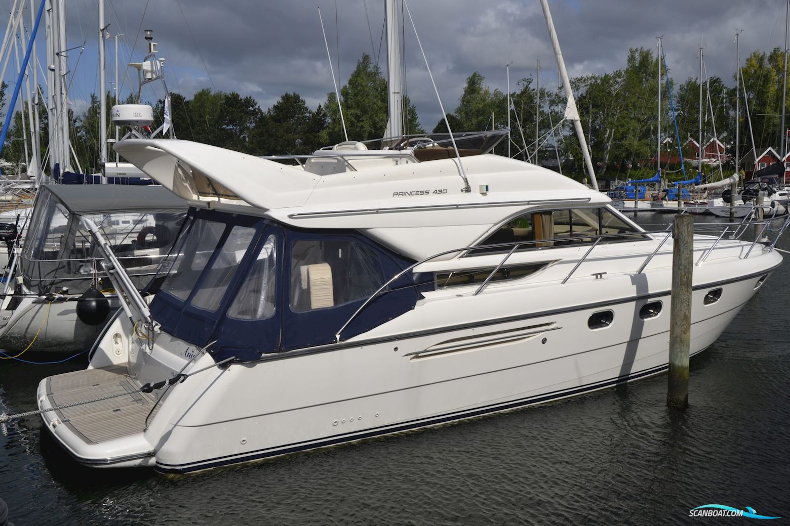 Princess 430 Motorbåd 1998, med Volvo Penta TAMD 73P motor, Danmark