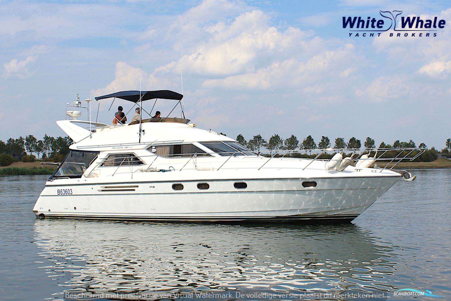 Princess 480 Fly Motorbåd 1997, med 2x  Volvo Penta motor, Belgien