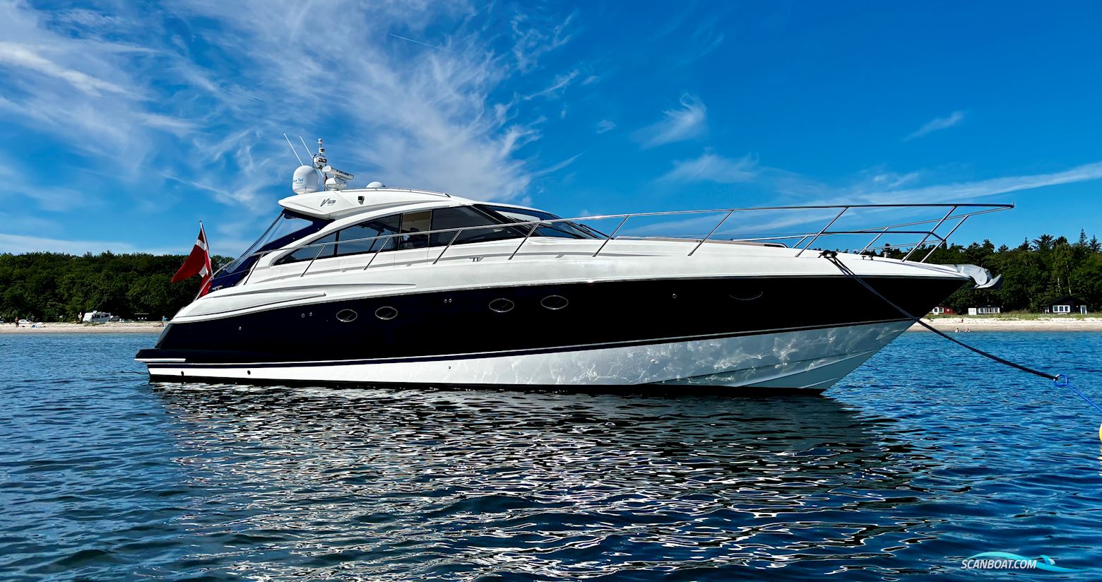 Princess V53 - EU Moms Betalt Motorbåd 2006, med Volvo Penta D12 - 800 hp 1100 Timer motor, Danmark