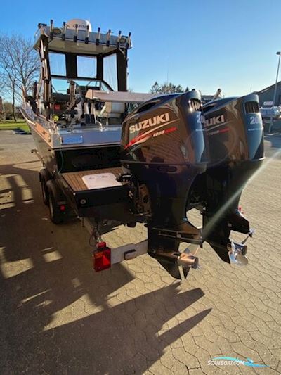 Profisher Cutter 223 WA m/2 Stk. Suzuki DF200 hk og Variant Buggitrailer - NU Nedsat KR. 50.000,- ! Motorbåd 2025, med Suzuki motor, Danmark