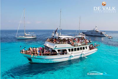 Psaros Aegean Caique Day Passenger Motorbåd 1966, med MAN motor, Grækenland