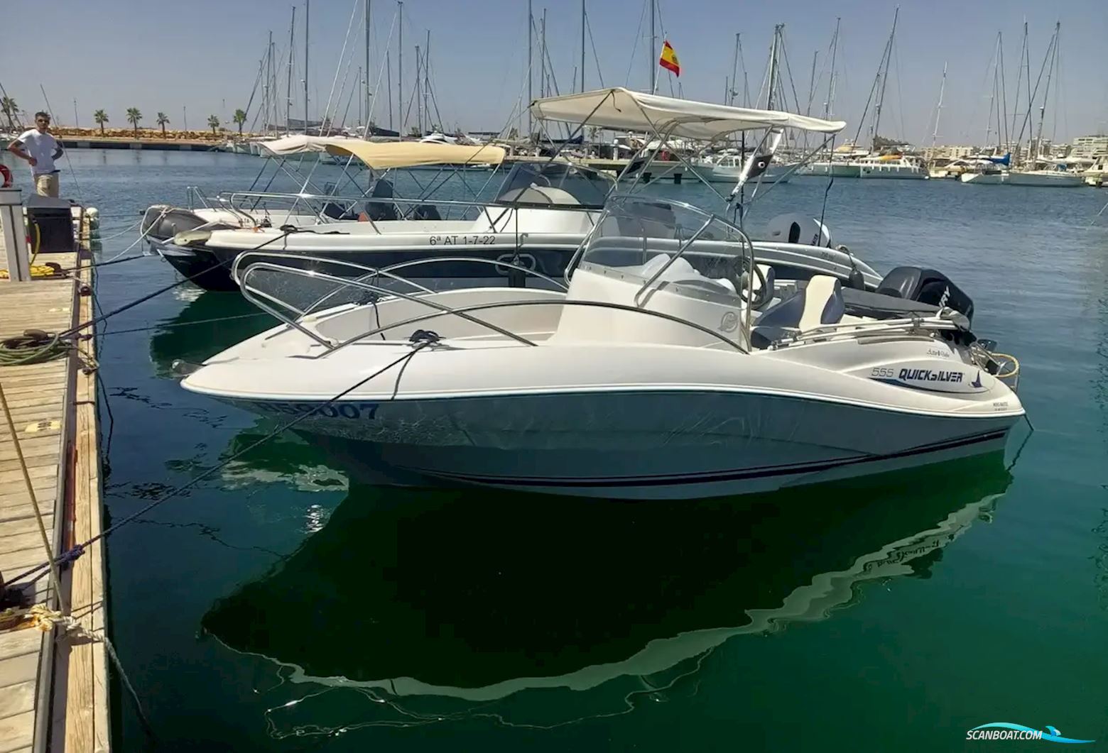 Quicksilver 555 Commander Motorbåd 2007, med Mercury motor, Spanien