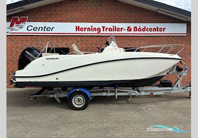 Quicksilver 555 Open m/Mercury F150 hk Efi 4-Takt og Brenderup Trailer Motorbåd 2015, med Mercury motor, Danmark