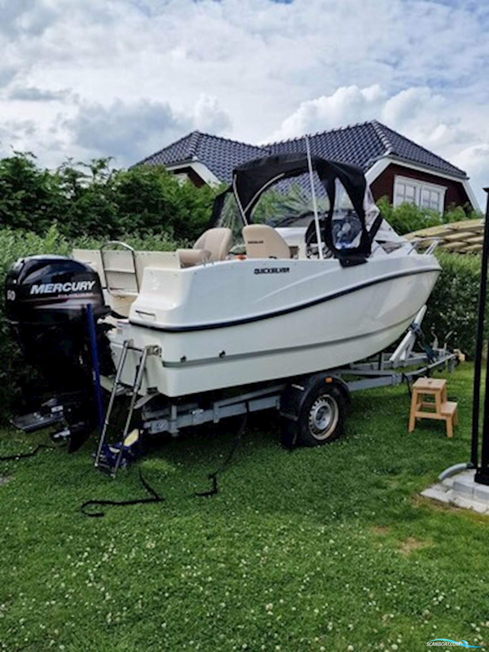 Quicksilver Activ 455 Cabin Motorbåd 2018, med Mercury F60ELPT EFI motor, Danmark
