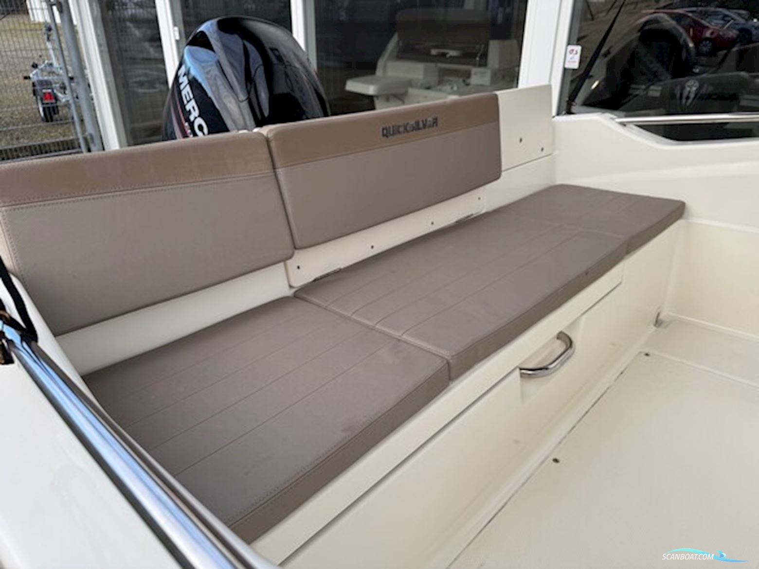 Quicksilver Activ 505 Open med F60 Mercury-EFI 4 takt og 1000 kg Brenderup trailer.