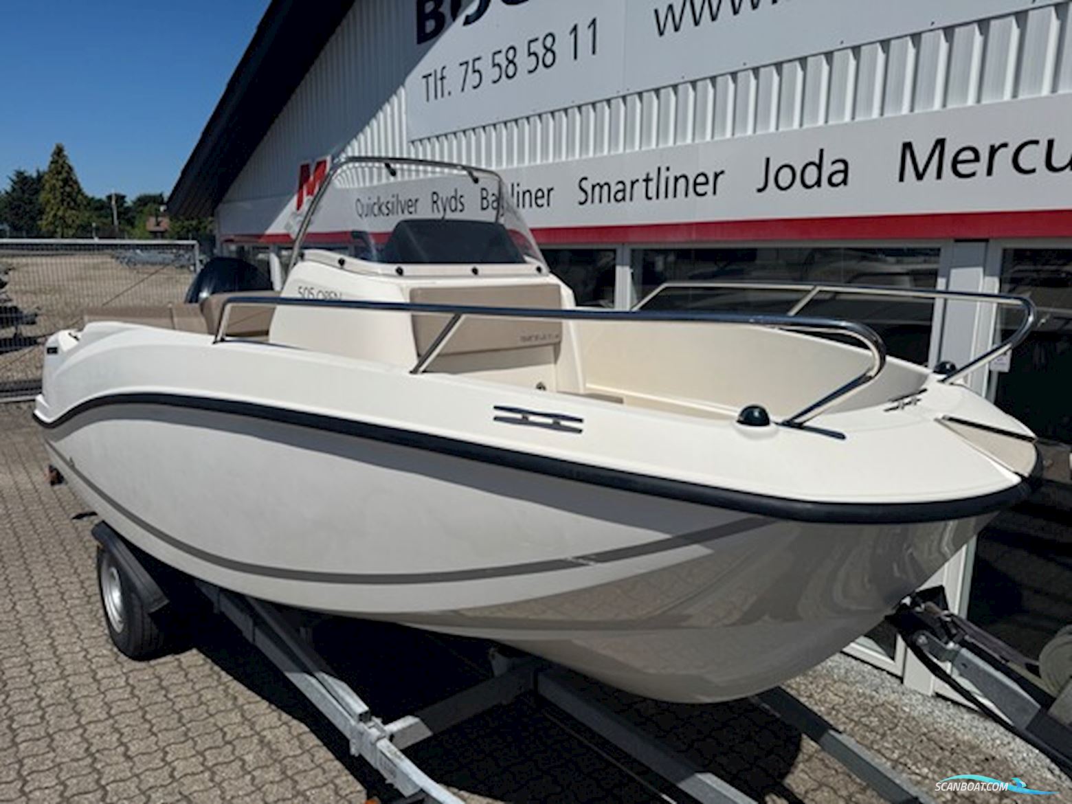 Quicksilver Activ 505 Open med F80 Mercury-EFI 4 takt 2,1L - INKL. udstyr - ENGROS SALG