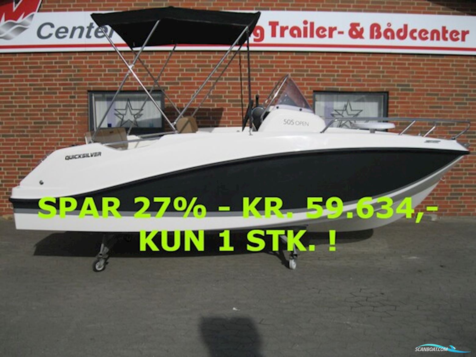 Quicksilver Activ 505 Open m/Mercury F60 hk Efi 4-Takt, Demo - Ugens Prisbasker ! Motorbåd 2025, Danmark