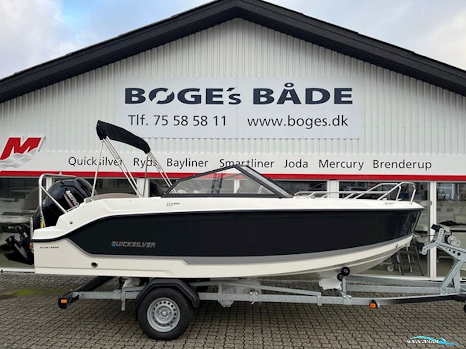 Quicksilver Activ 555 Bowrider Med 115 hk Mercury-Efi CT 4 Takt 2,1L - Inkl. Udstyr Motorbåd 2024, Danmark