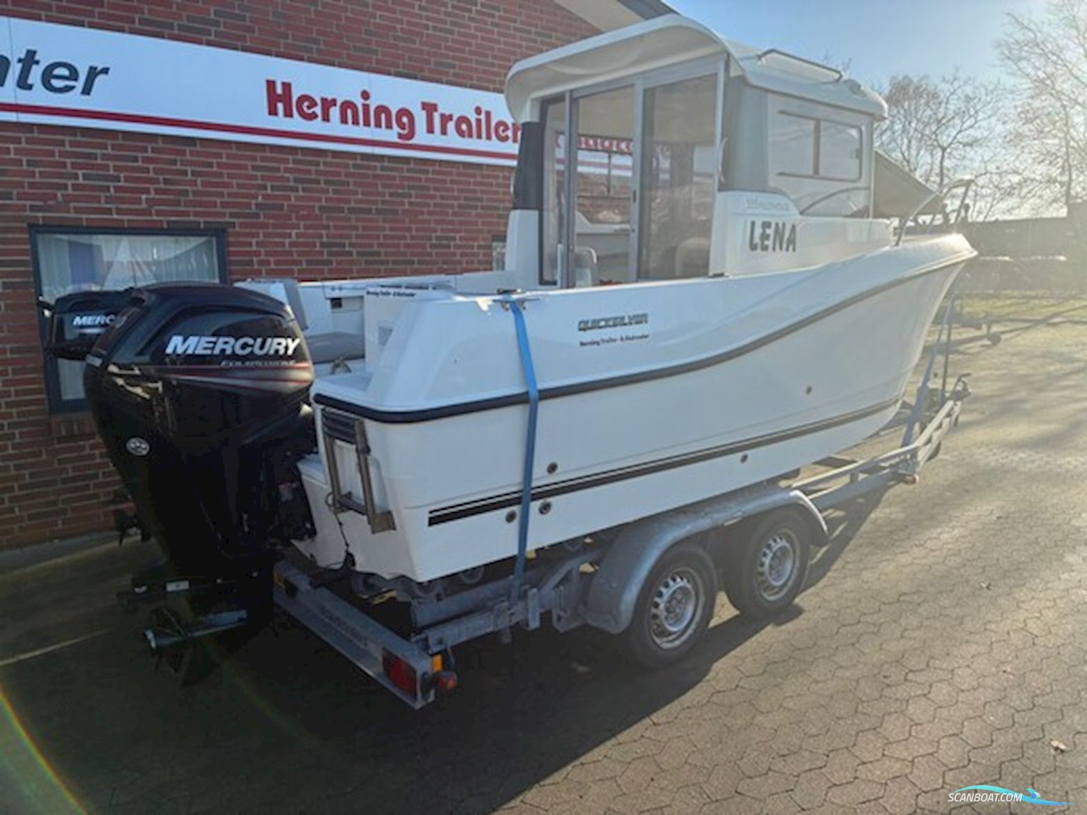 Quicksilver Activ 555 Pilothouse m/Mercury F100 hk 4-Takt og Scandic Trailer - Solgt !