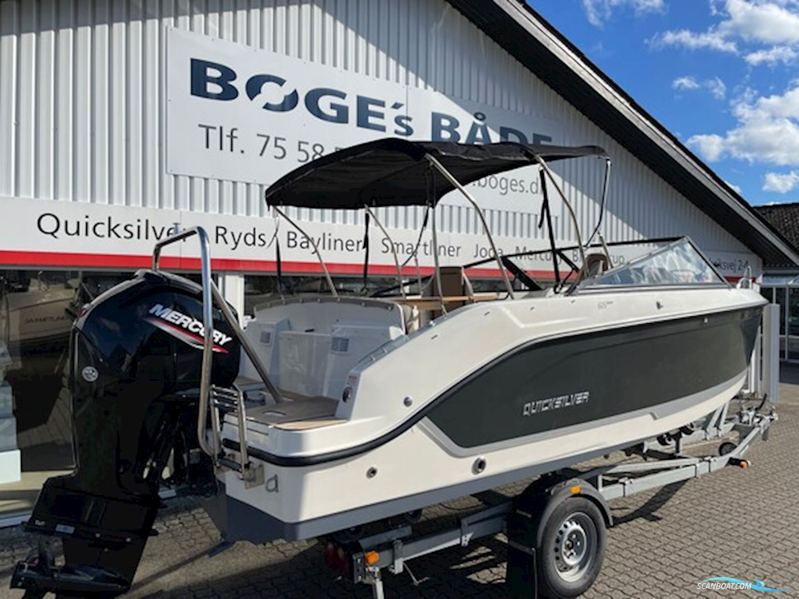 Quicksilver Activ 605 Cruiser med F115 Mercury-EFI XL - inkl. ekstraudstyr - Anvisningssalg