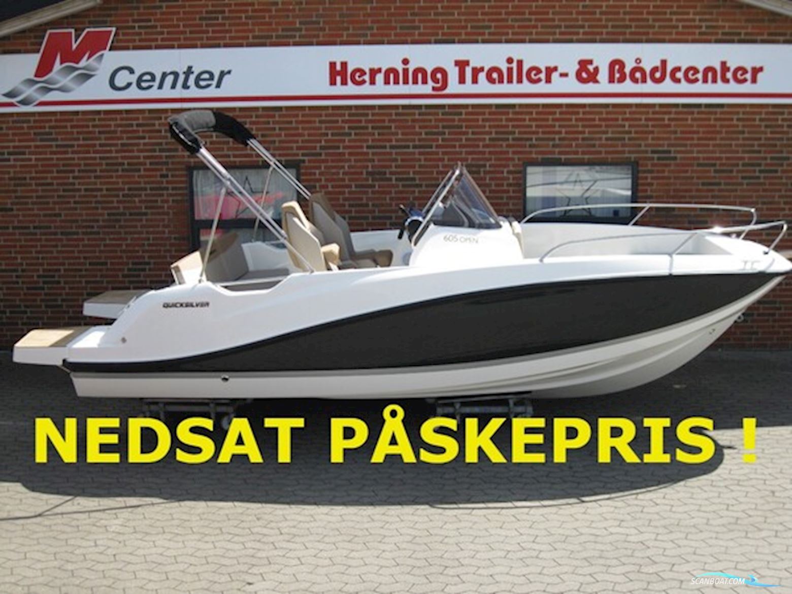Quicksilver Activ 605 Open m/Mercury F150 hk 4-Takt - Nedsat Påskepris ! Motorbåd 2025, Danmark