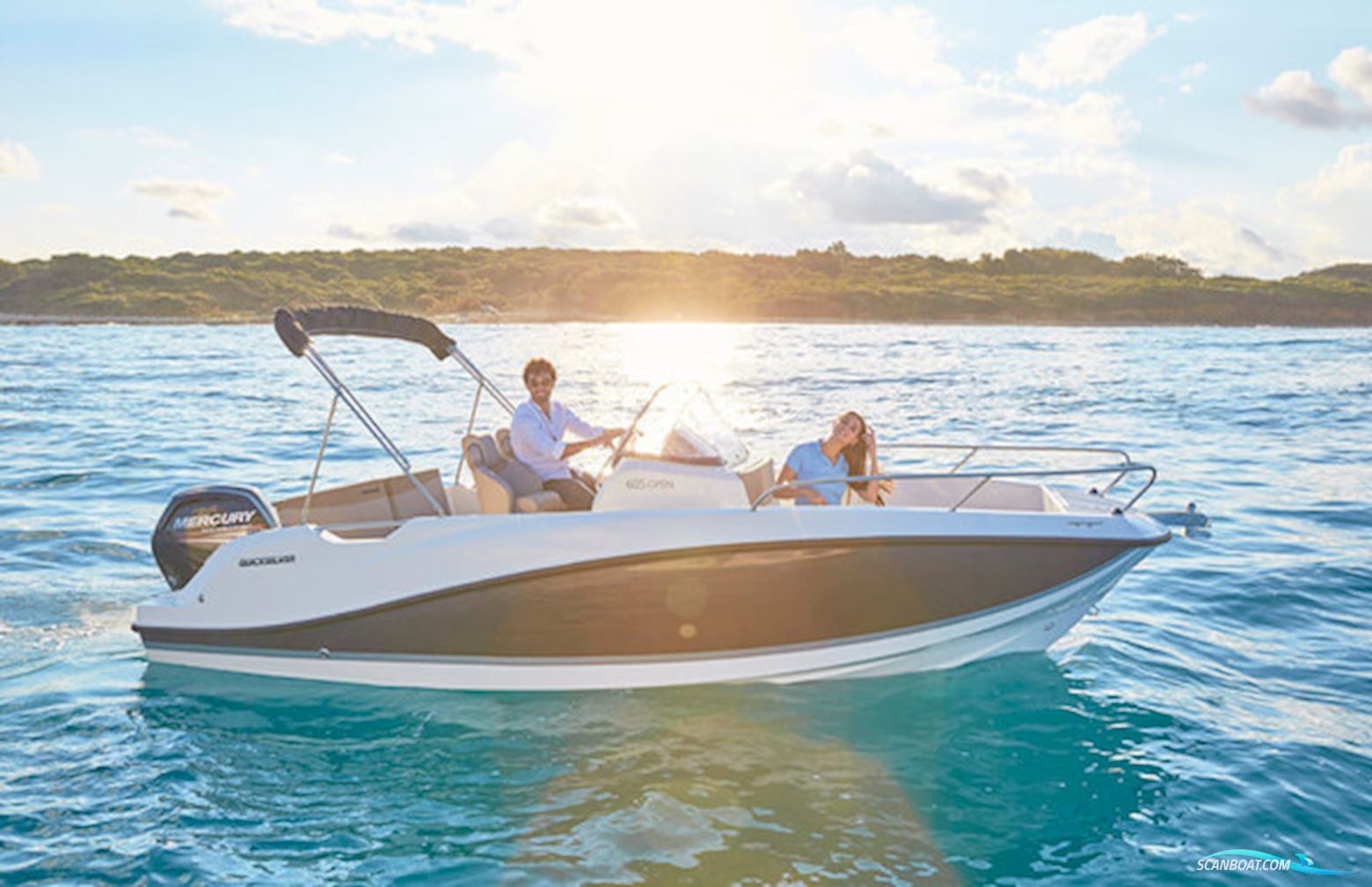 Quicksilver Activ 605 Open m/Mercury F150 hk 4-Takt - Nedsat Påskepris !